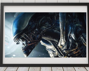 LARGE PRINT Alien Movie Poster / Ridley Scott Alien / Alien Movie / Alien Movie Art / Movie Poster /