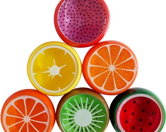 6pcs Fruity Slime Handgum DIY Emoji Mud Non-toxic/magnetic Fruit slime Silly Putty Ferrofluid Polyer Spoof Lizunov Baby Toys