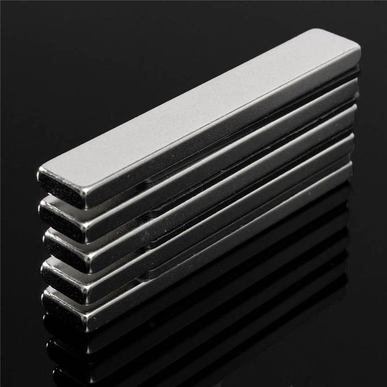 4 x Premium Rare Earth Strong 60mm x 10mm x 4mm Neodymium Block Magnets