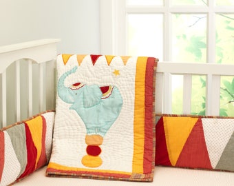 circus crib bedding