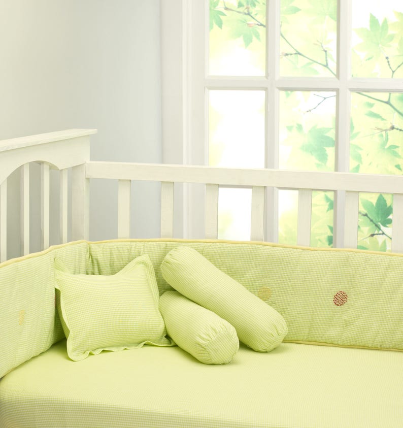 All Over Kantha Personalized Baby Bedding Set Gender Neutral Etsy