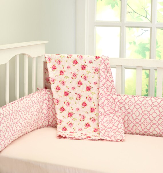La Rose Baby Blanket And Toddler Duvet Cover Baby Girl Etsy