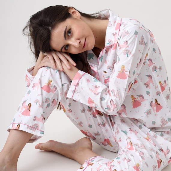 Women Pajama Set Fairytale Luxury Nightwear Pjs Clothing Personalized Pyjamas  Women Sleepwear 