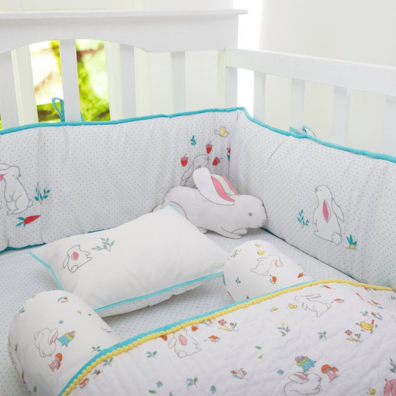 bunny cot bedding set