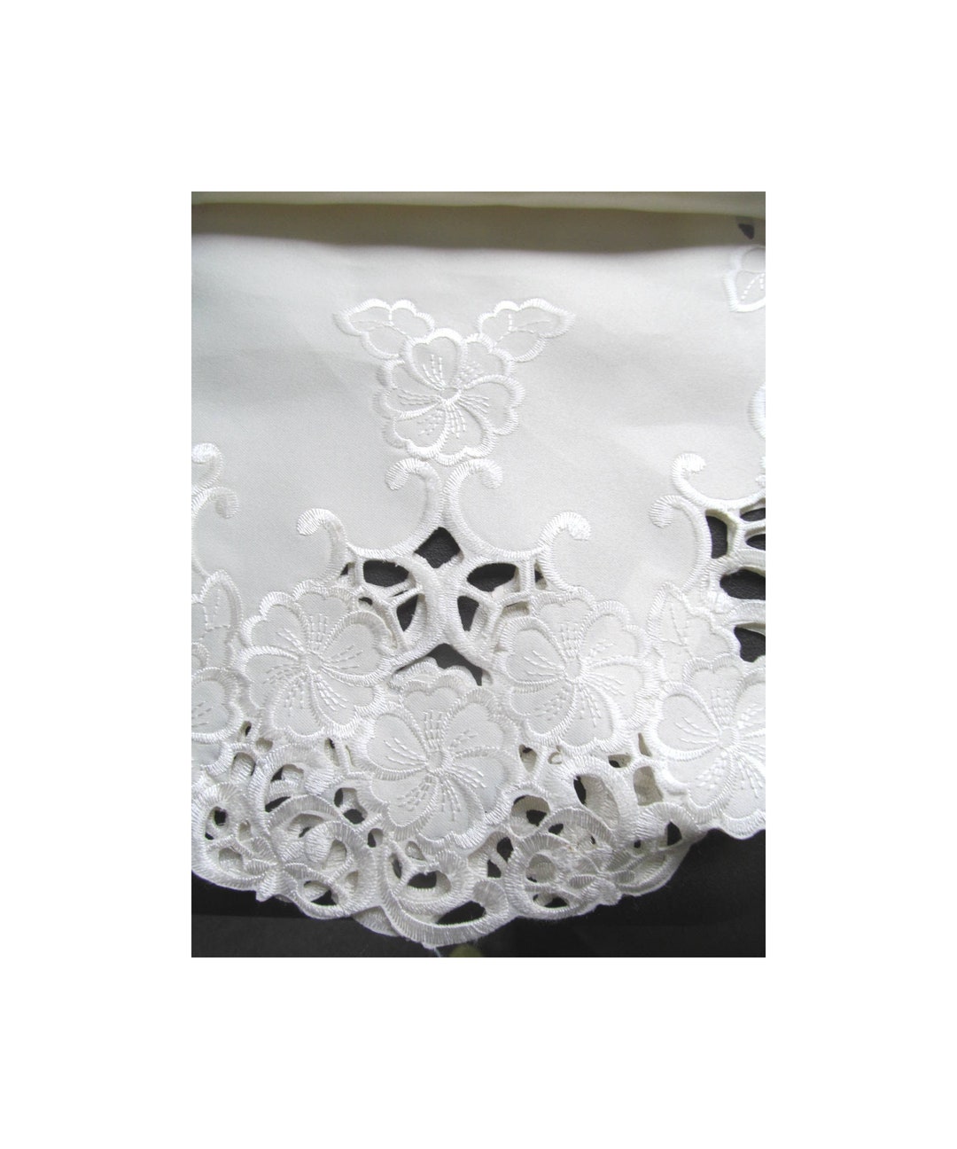 White Sideboard Table Runner Dresser or Vanity / Etsy