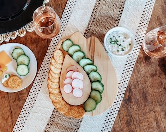 50% OFF BIRCH Tulip Charcuterie Board/Spring Summer Charcuterie Board/ Cheese and Cracker Tray/ Hostess Gift/ Mother's Day Gift/Easter