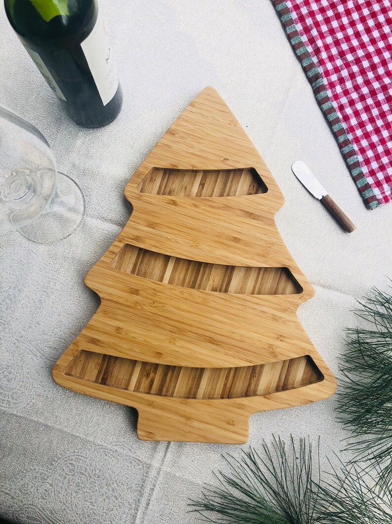 Christmas Tree Serving Board/cheese and Crackers Board/cookie Etsy