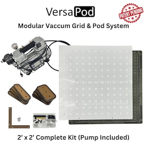 15% Off/ Patent Pending CNC Vacuum Workholding Solution/ CNC Modular Vacuum Grid/ CNC Modular Pod System/ Vacuum System for Cnc Machining