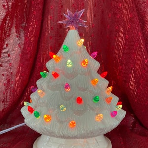 7.5&quot; Ceramic MANTLE Christmas Tree