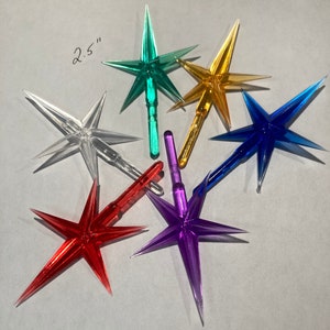 2.5" RETRO Star Medium-6 COLOR CHOICES