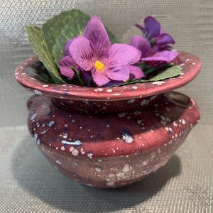 SMALL Ceramic African Violet Planter