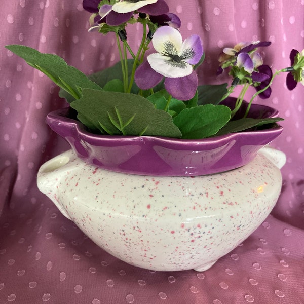 MEDIUM Ceramic African Violet Planter