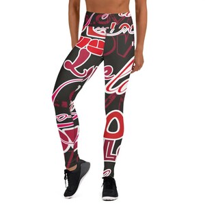 Leggings de yoga taille haute - Vêtements de sport confortables pour femmes, pantalons d&#39;entraînement extensibles pour la gym, le yoga et le fitness