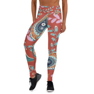 High-Waisted Yoga Leggings | Comfortable Stretchy Activewear for Women | Moisture-Wicking Breathable Fabric