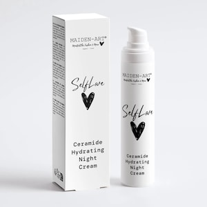 Ceramide Hydrating Night Cream - Deep Moisturizer - Anti-Aging Skincare - Nourishing Face Cream - Vegan & Cruelty-Free Formula