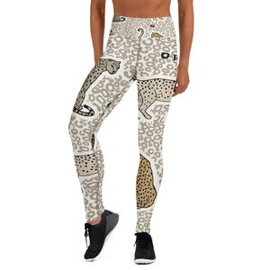 High-Waist Yoga Leggings – Stretch Fit Workout Pants | Comfortable Activewear for Yoga, Running, Gym, Fitness | Soft, Breathable & Squat-Pro