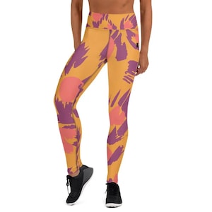 Leggings de yoga taille haute | Vêtements de sport confortables pour femmes | Pantalon d&#39;entraînement extensible pour la gym, le yoga et le fitness