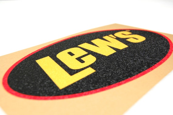 Lews Bass Boat Carpet Graphic Decal Logo 