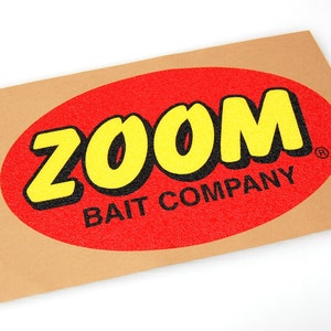 Zoom Bass Boat Carpet Graphic Decal Logo 