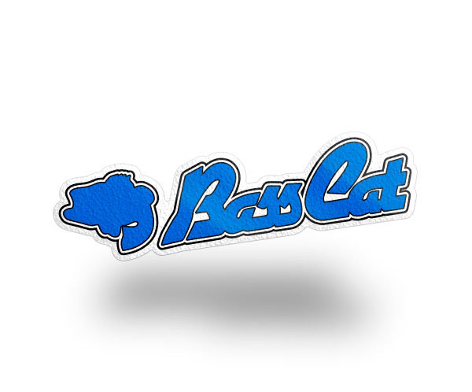 Bass Cat Bass Boat Carpet Graphic Decal Logo Etsy