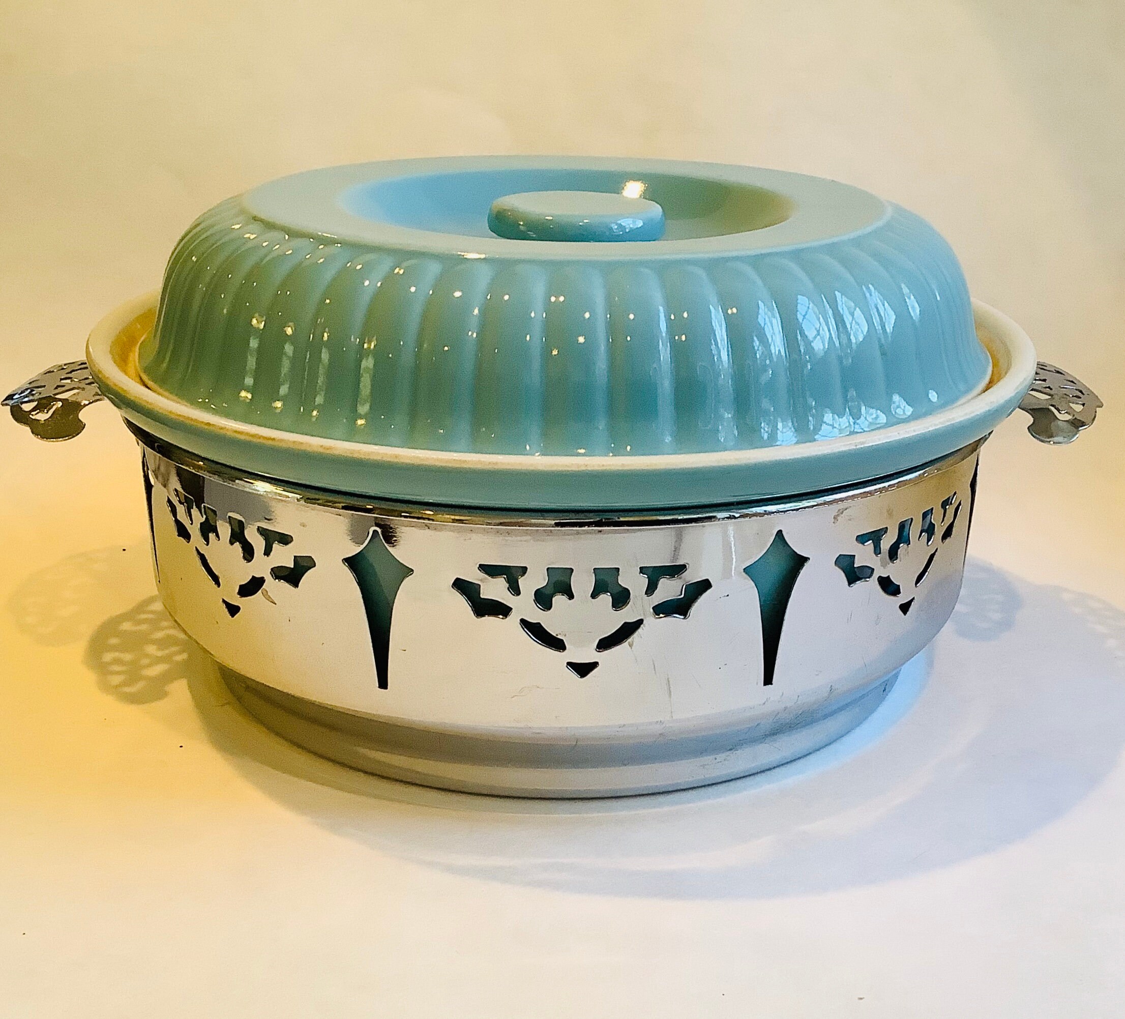 Vintage Hall Pottery Covered Casserole Dish in Forman Family Etsy