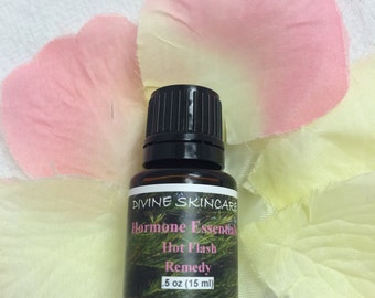 Hormone Balance Essential Oil Blend: Hot Flash Remedy