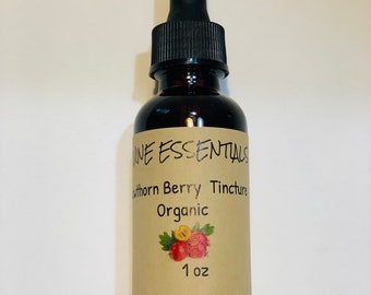 Organic Hawthorn Berry Tincture