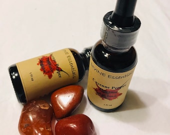 Organic Cayenne Pepper Tincture -  Flavor Enhancer (1 oz Amber Bottle)