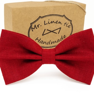 Red bow tie for men,red tie,gift for men's,bowtie boys,wedding