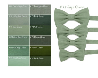 Greenr Bow Ties . Elevate Your Style with 12 Exquisite Shades of green Elegance in Our Exclusive Neckwear Collection. Butterfly