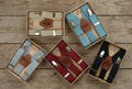 Personalized Engraved Suspenders for Men and Boys, Custom Leather Patch Braces, Blue Grey Sand Red Black Elastic Suspenders, Groomsmen Gift product logo