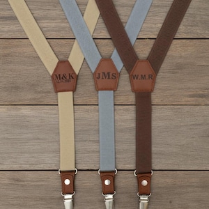 Tirantes elásticos personalizados: tirantes grabados para niños y adultos