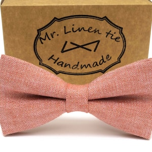 Rose gold  linen fabric with glowing gold lurex, noeuds papillone, groomsmen necktie, vlinderdas , fliege,nœud papillon,tversoversløyfe