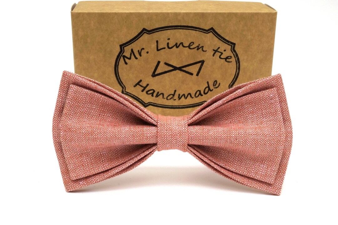 Rose Gold Linen Fabric With Glowing Gold Lurex Noeuds Etsy