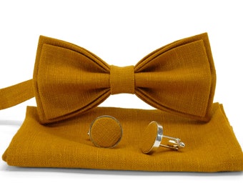 Honig Farbe, Senf Krawatte, Leinen Krawatte, Hochzeit Krawatte, Leinen Krawatte, Groomsmen Krawatte, Senf Krawatte, Fliege für Männer, Honig Krawatte