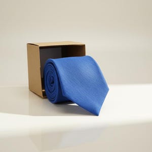 Blue Necktie: Men&#39;s Skinny, Standard, Wide - Multiple Sizes