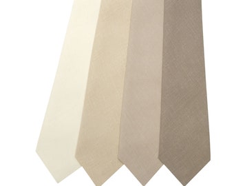 Necktie in Champagne Color,Sand Color,Sand Color,Sand Color. Champagne Color,Sand Color,Sand Color,Sand Color.Sandige Fliege.Noeud papillon