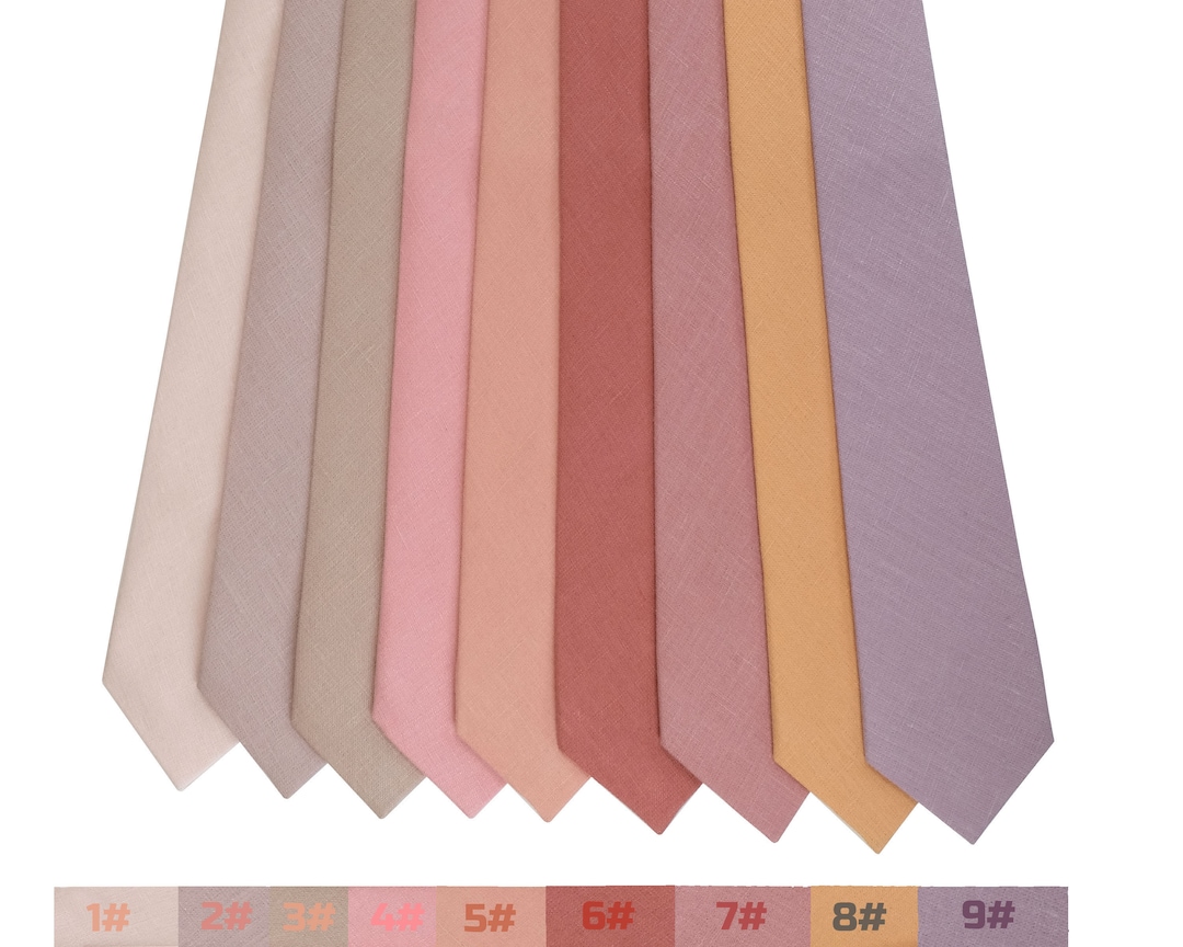 dusty pink necktie