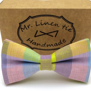 bow tie,  linen bow tie, wedding necktie, linen necktie, groomsmen necktie,  necktie, bow tie for men, tie