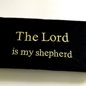 Kneeling pray cushion Embroidered Bible verses First communion Knee pad Lumbar support