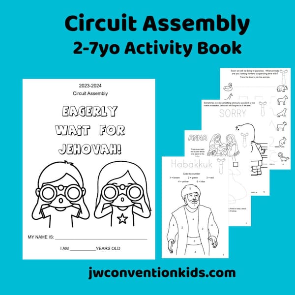 2-7yo Eagerly Wait for Jehovah JW Circuit Assembly with Circuit Overseer