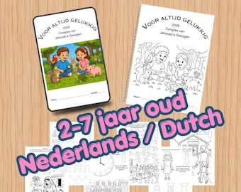 Dutch 2-7yo Eternal Happiness JW 2026 Convention PDF Printable
