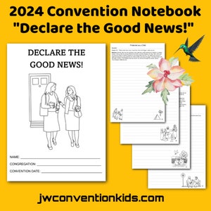 Declare the Good News! Notebook for Teens & Adults for the 2024 JW Convention