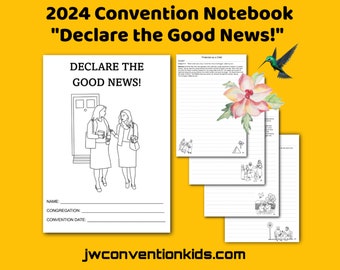 Annoncez la bonne nouvelle ! Carnet de notes pour adolescents et adultes à l'occasion de la Convention JW 2024