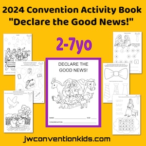 2-7yo Declare the Good News 2024 JW Convention Activity Book PDF