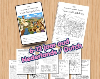 Dutch 6-12yo Eternal Happiness JW 2026 Convention PDF Printable