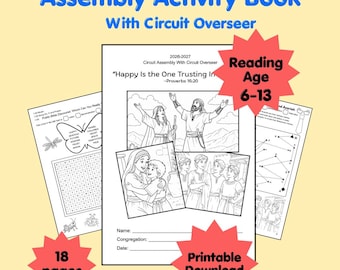 6-12yo Assembly with Circuit Overseer JW 2026 Happy is the one trusting in Jehovah PDF Printable
