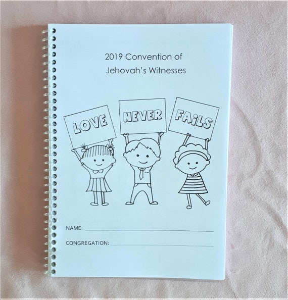 2 5yo Love Never Fails Jw Convention Notebook For Kids