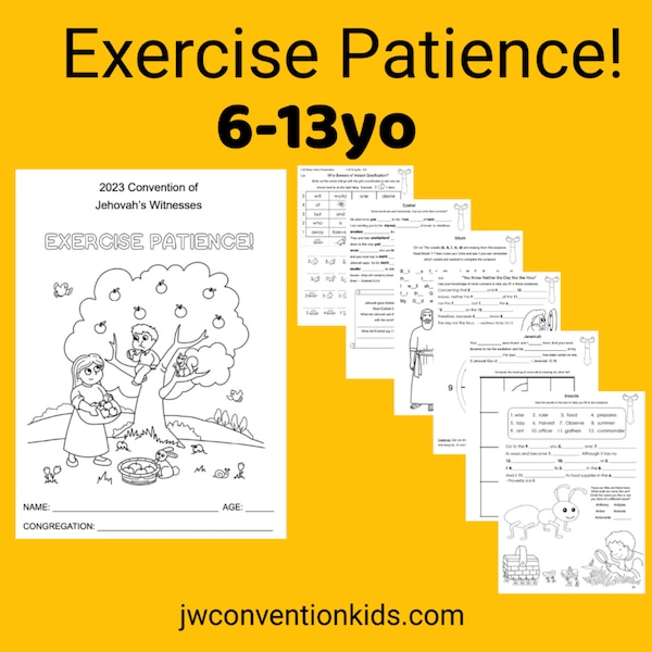 Exercise Patience Pdf Etsy