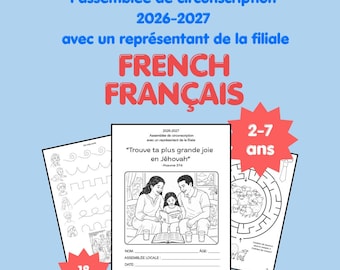 French 2-7yo Assembly with Branch Representative Find Exquisite Delight in Jehovah JW